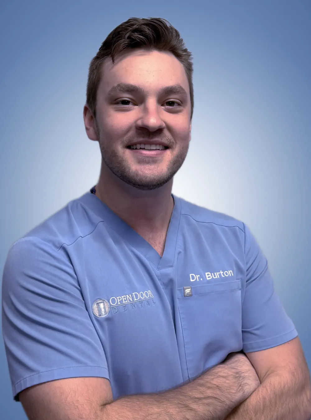 Dr. Jayden Burton at Open Door Dental